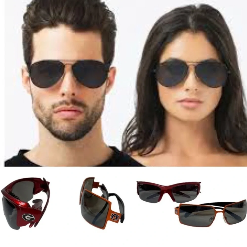 2 Pair Sunglasses Sports College Teams Georgia State & Auburn University Bundle